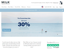 Tablet Screenshot of milkbooks.com